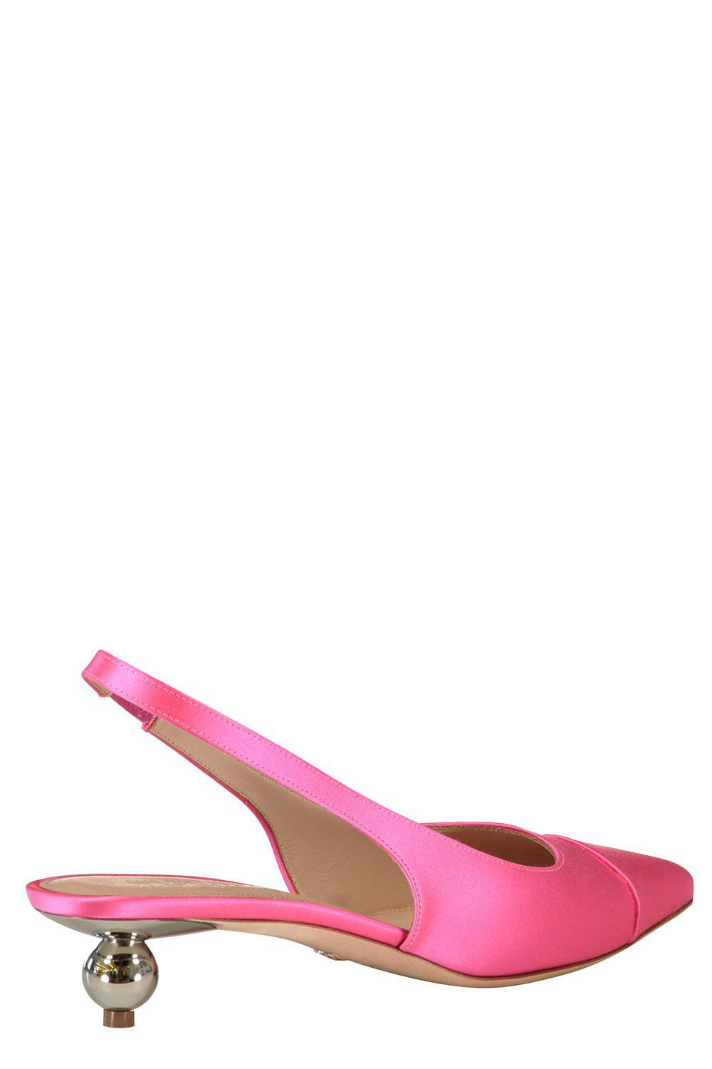 Slingback Heel 35 - Pink Crystal - 5