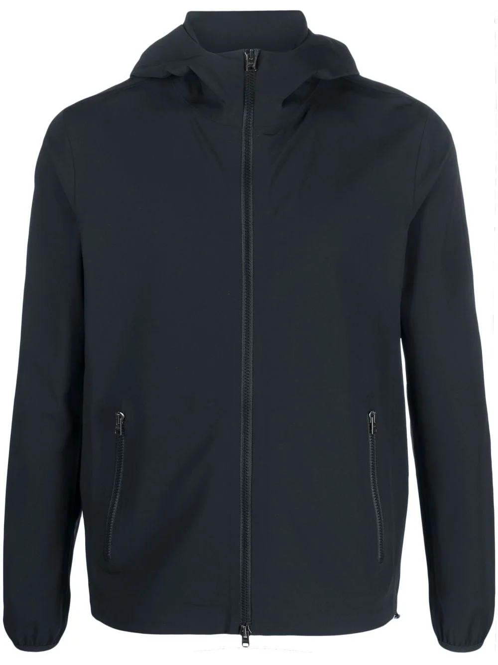 zip-up hooded bomber jacket - 1