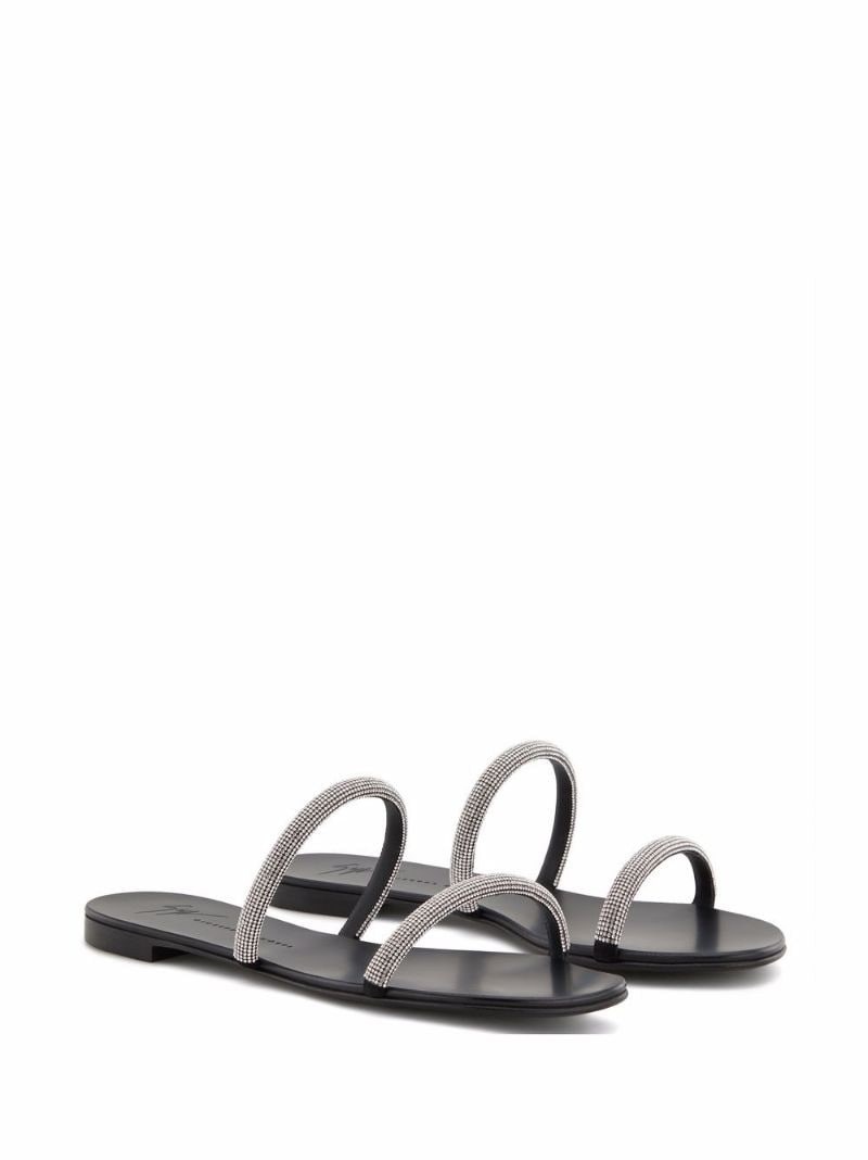 Croisette crystal-embellished sandals - 5