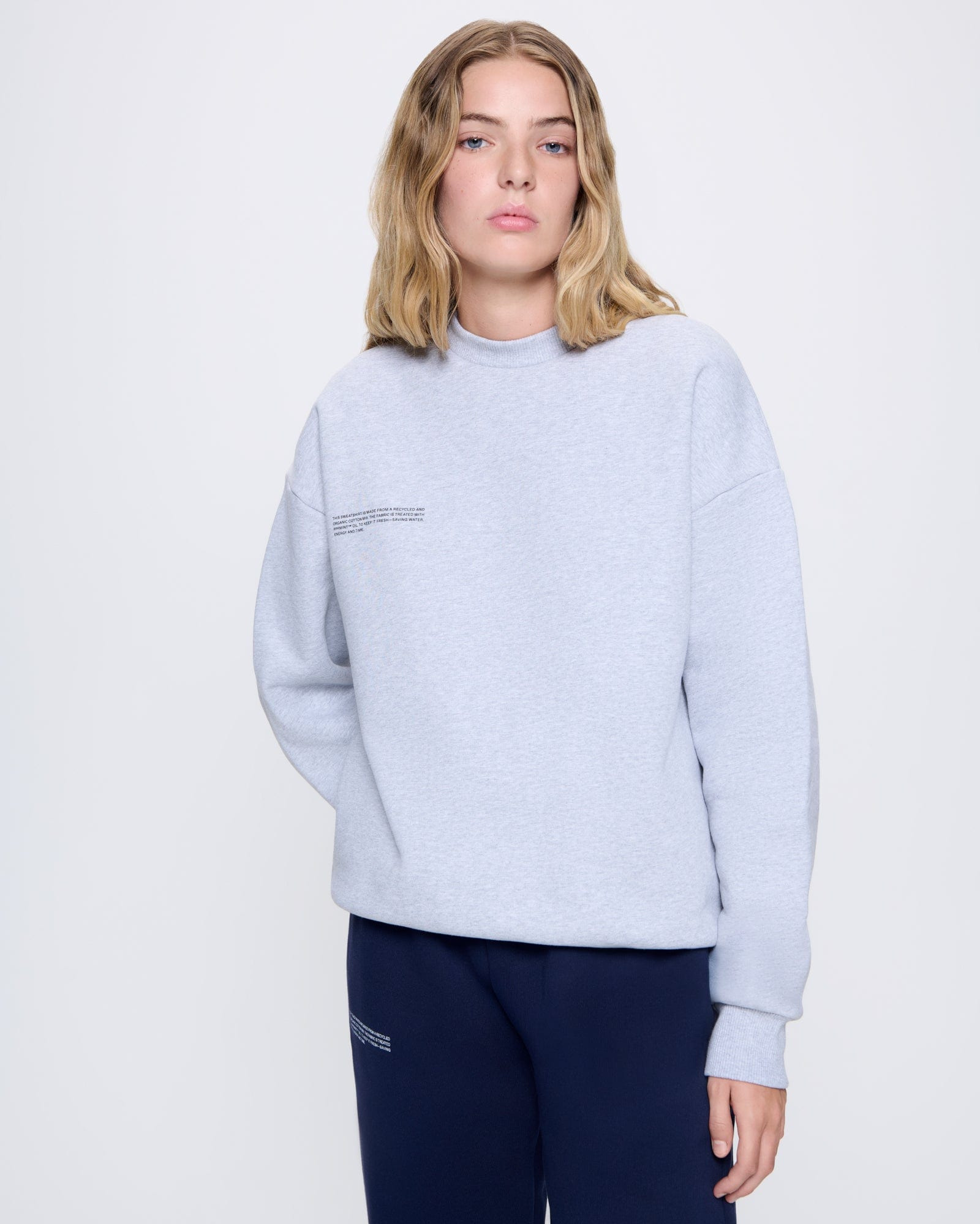 Womens 365 Heavyweight Sweatshirt - Grey Marl - 2
