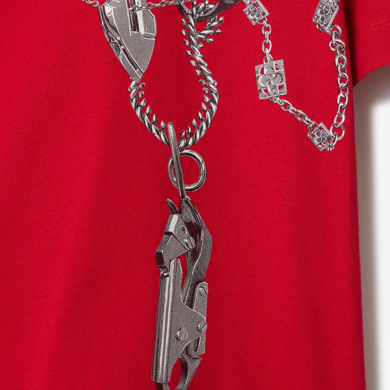 Boxy Knight Hardware Cotton T-shirt 6