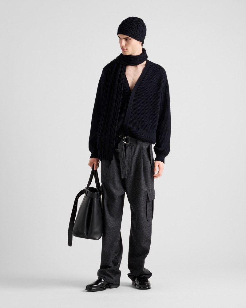 Prada Wool pants with cargo pockets outlook