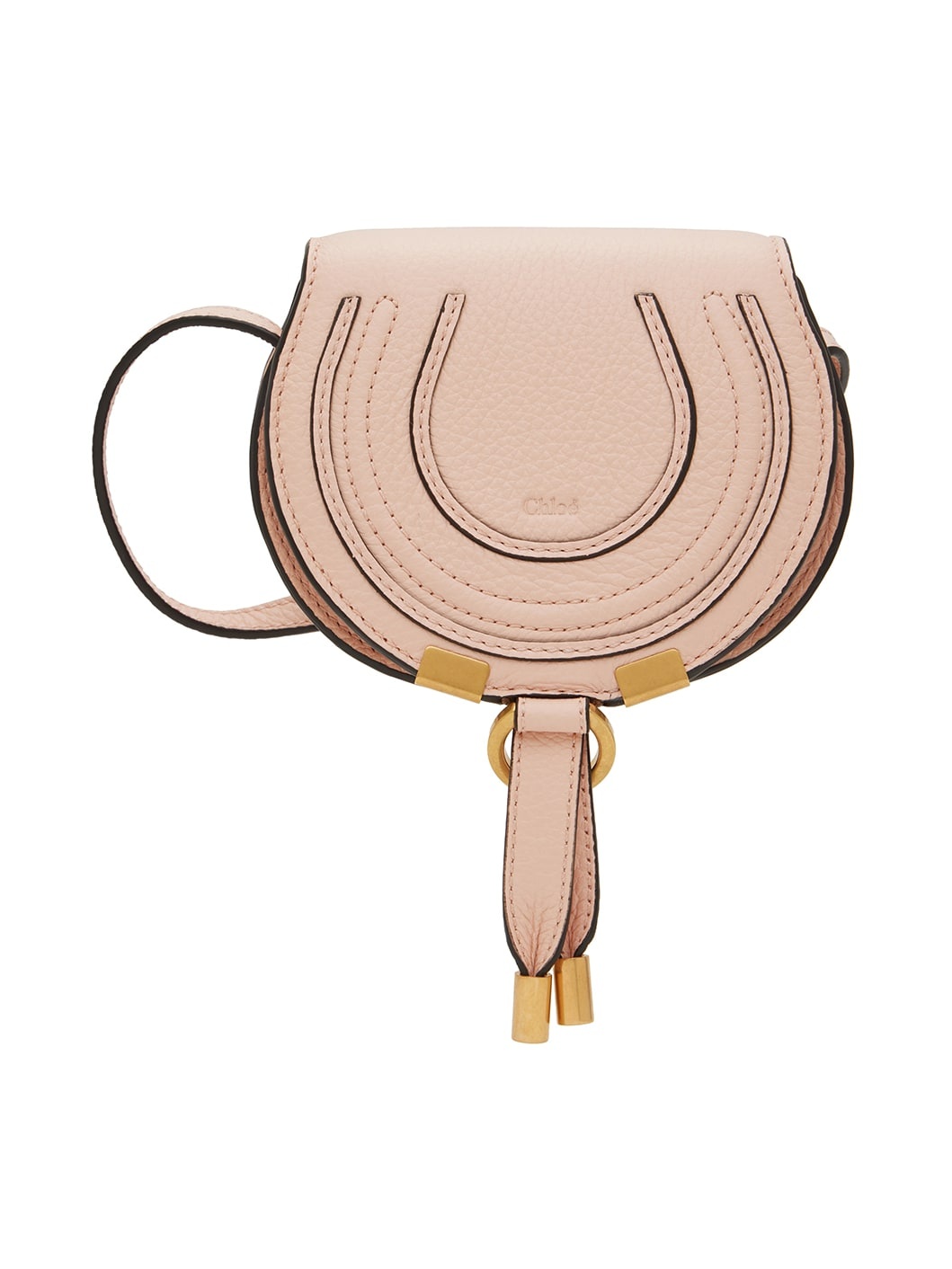 Pink Nano Marcie Saddle Bag - 1