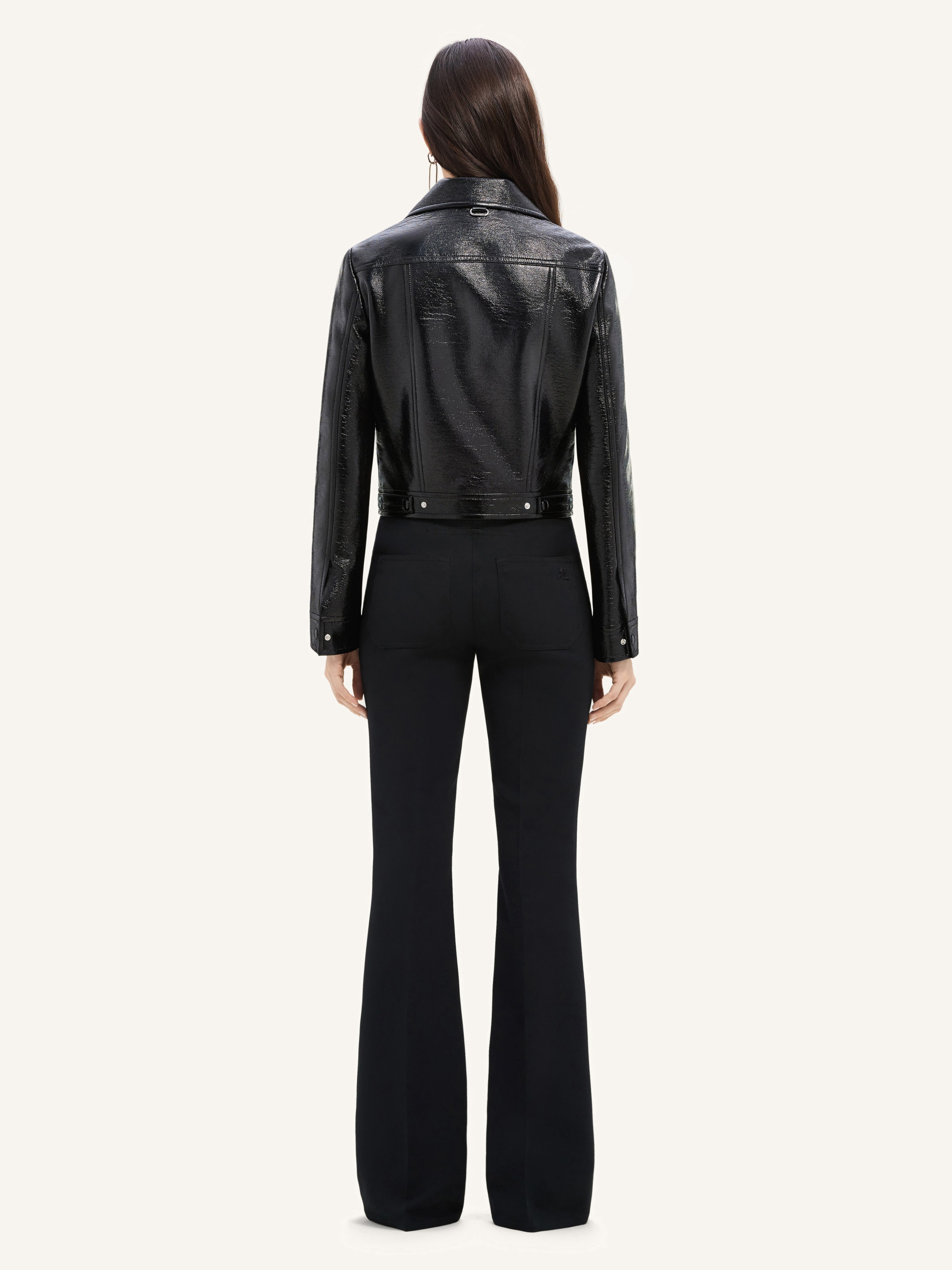 VINYL TRUCKER JACKET - 4