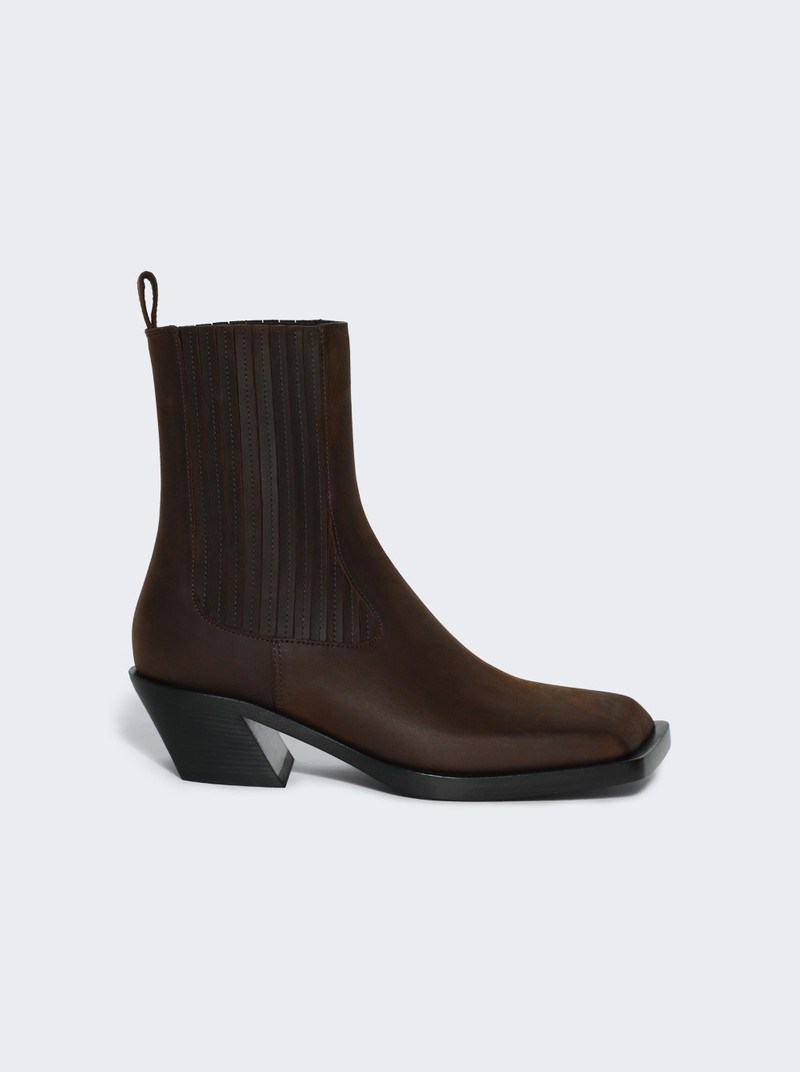 Chiara Chelsea Boot Waxed Brown 1