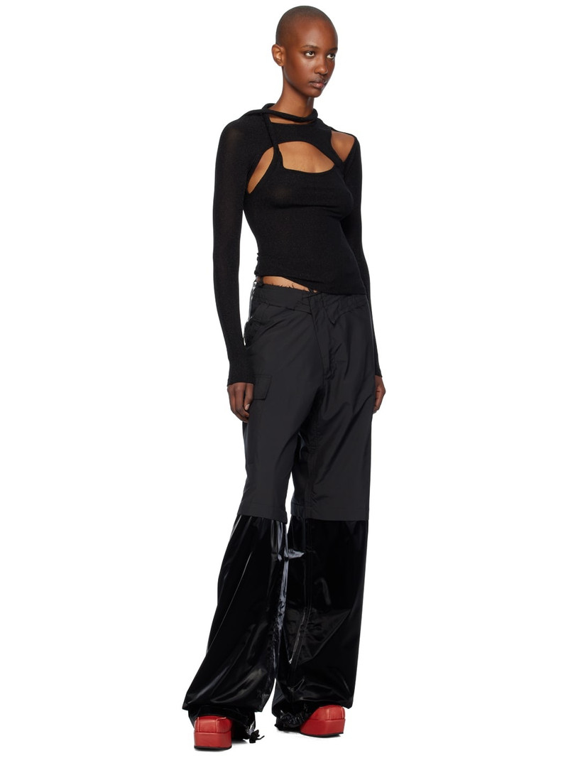 OTTOLINGER Black Layered Cutout T-shirt outlook