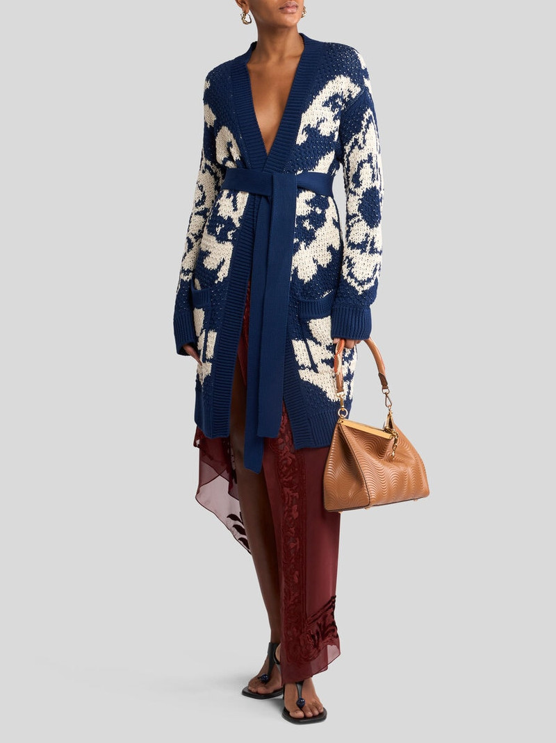 Etro FLORAL JACQUARD CARDIGAN outlook