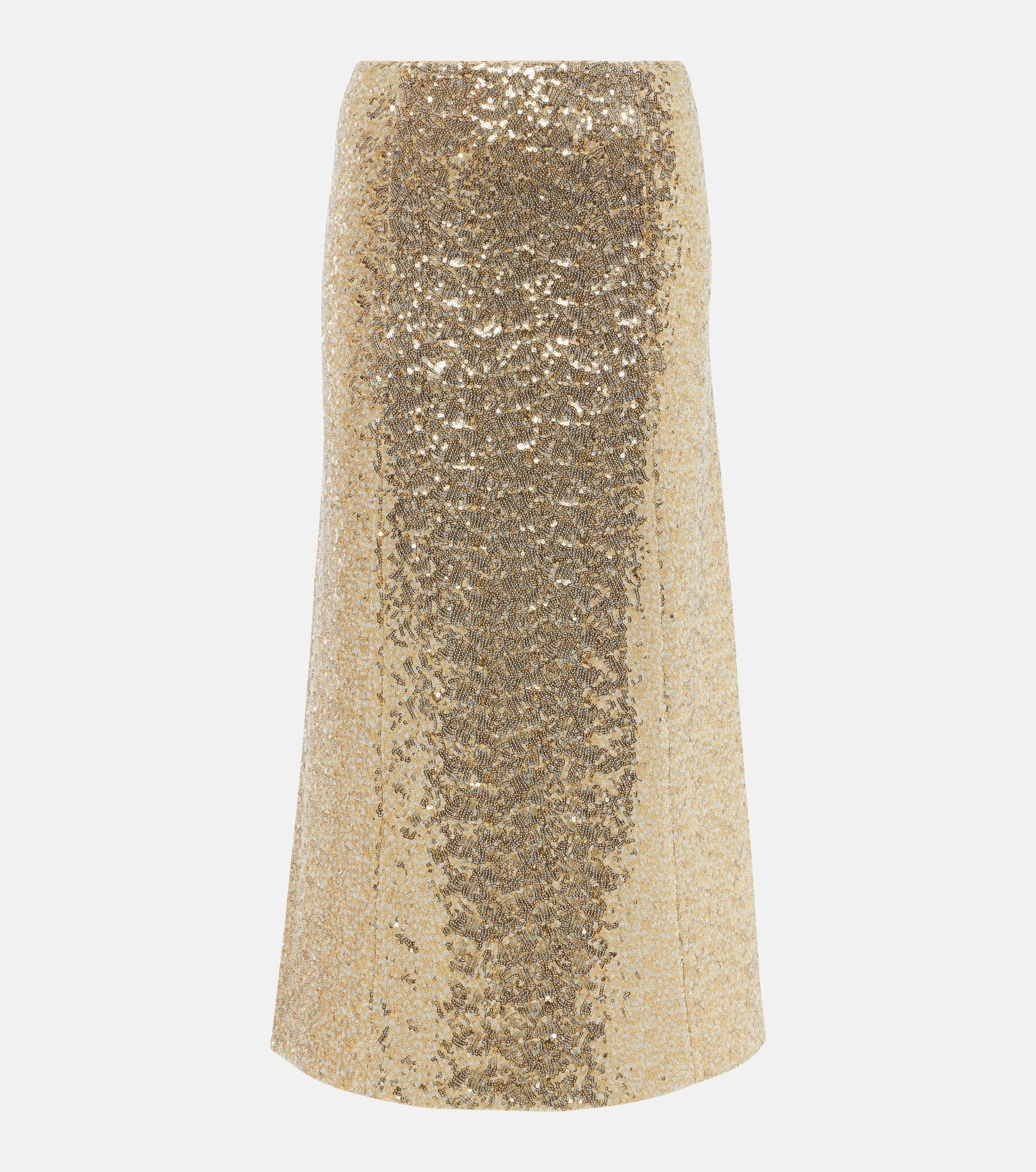 Sequined midi skirt - 1