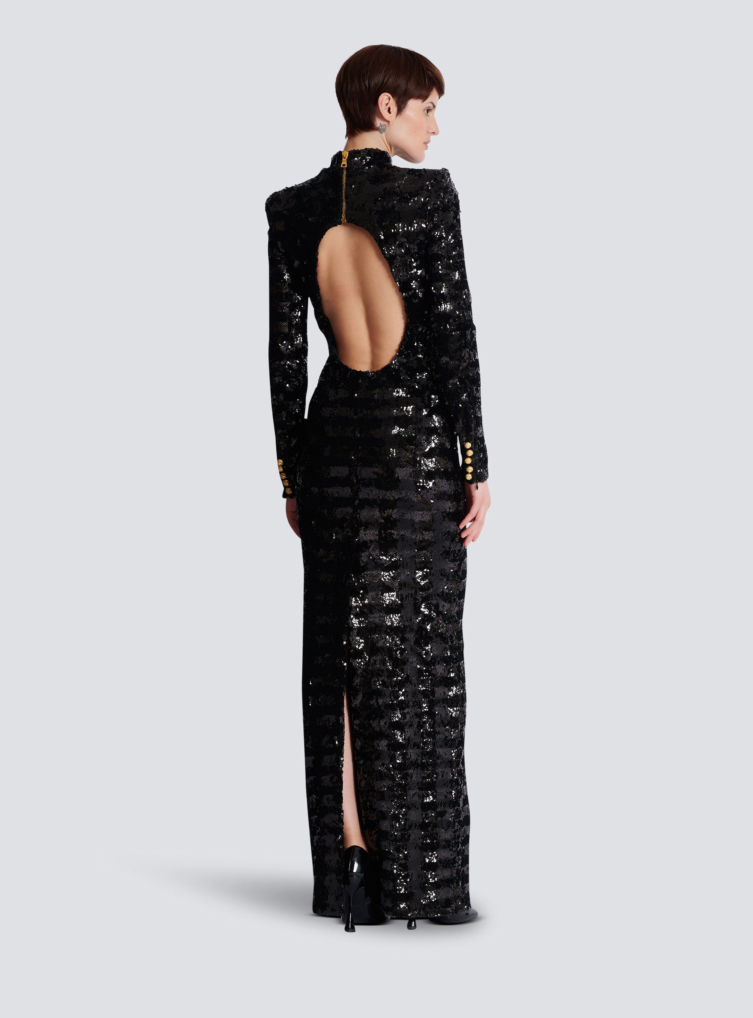 Long sequin dress - 4