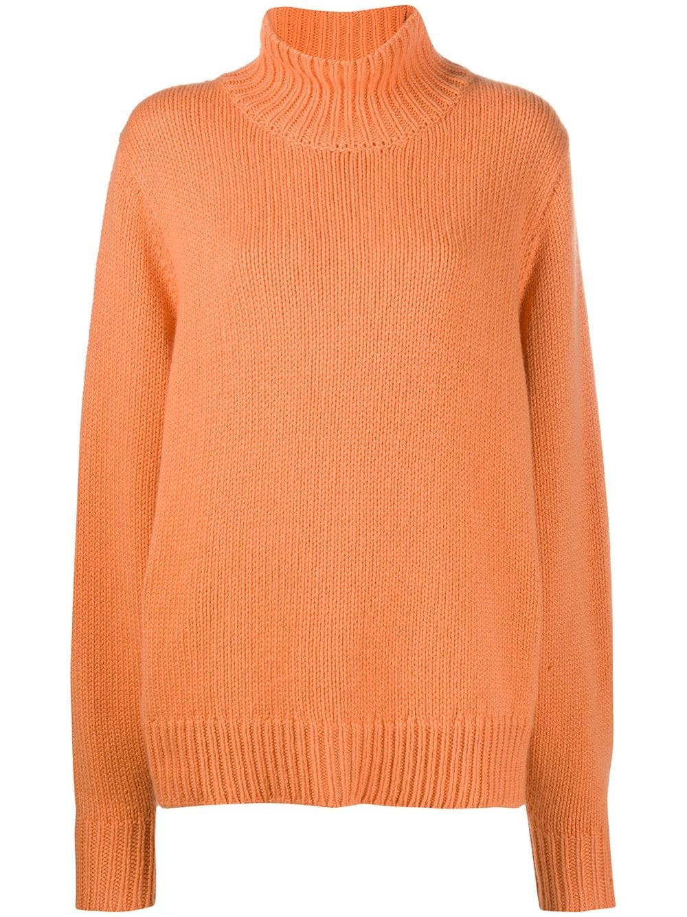 cashmere roll neck jumper - 1