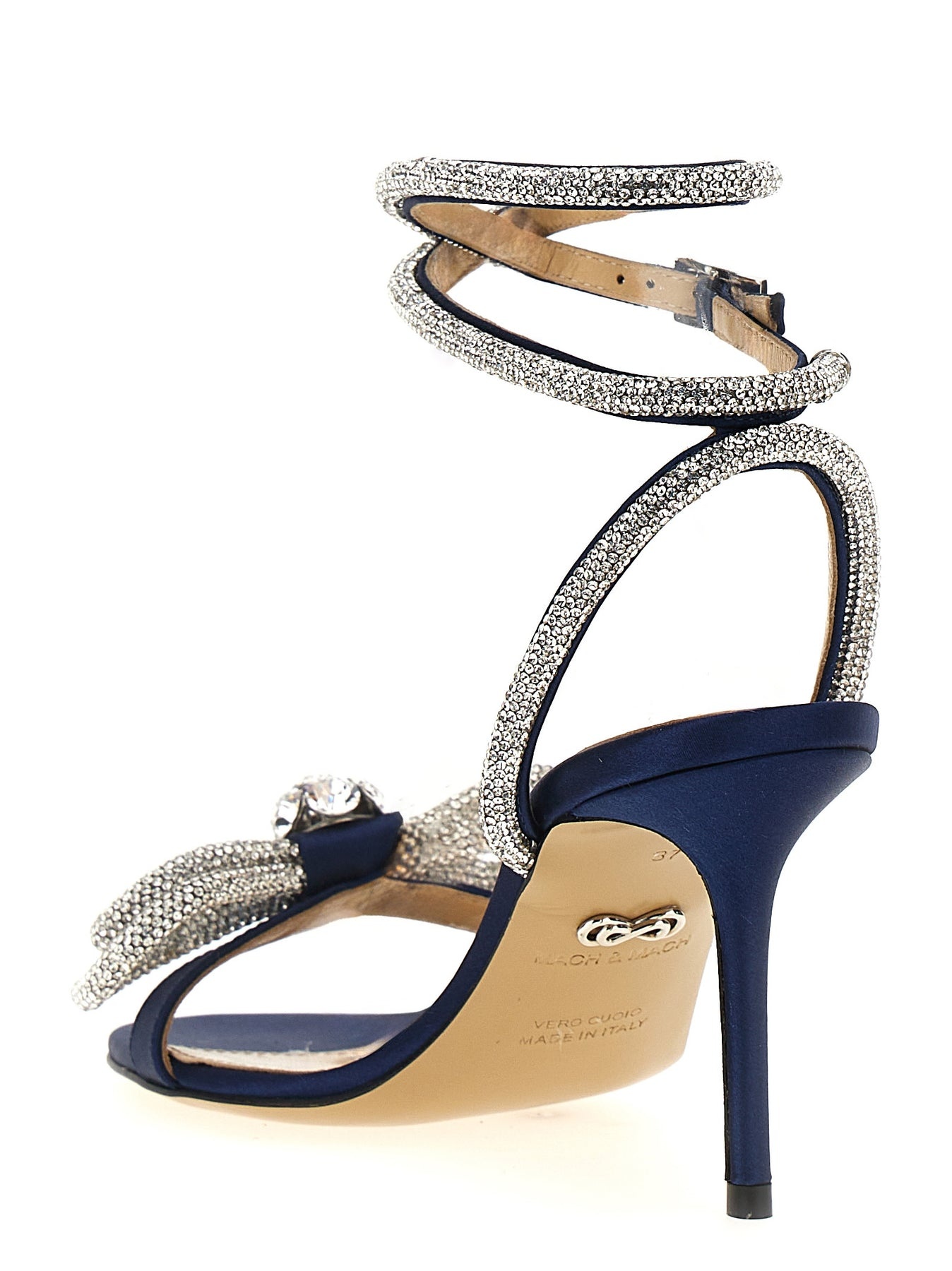 Double Bow Sandals Blue - 2