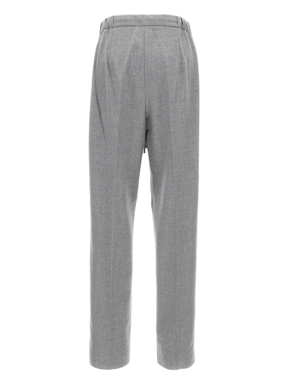 pleated-front drawstring trousers - 2