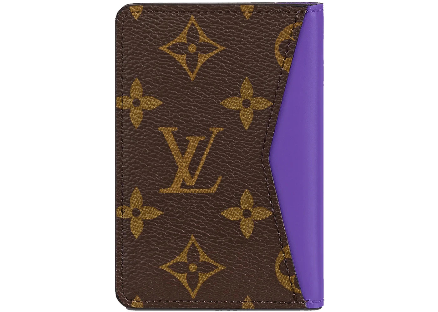 Louis Vuitton Pocket Organizer Monogram Macassar Brown/Purple - 2