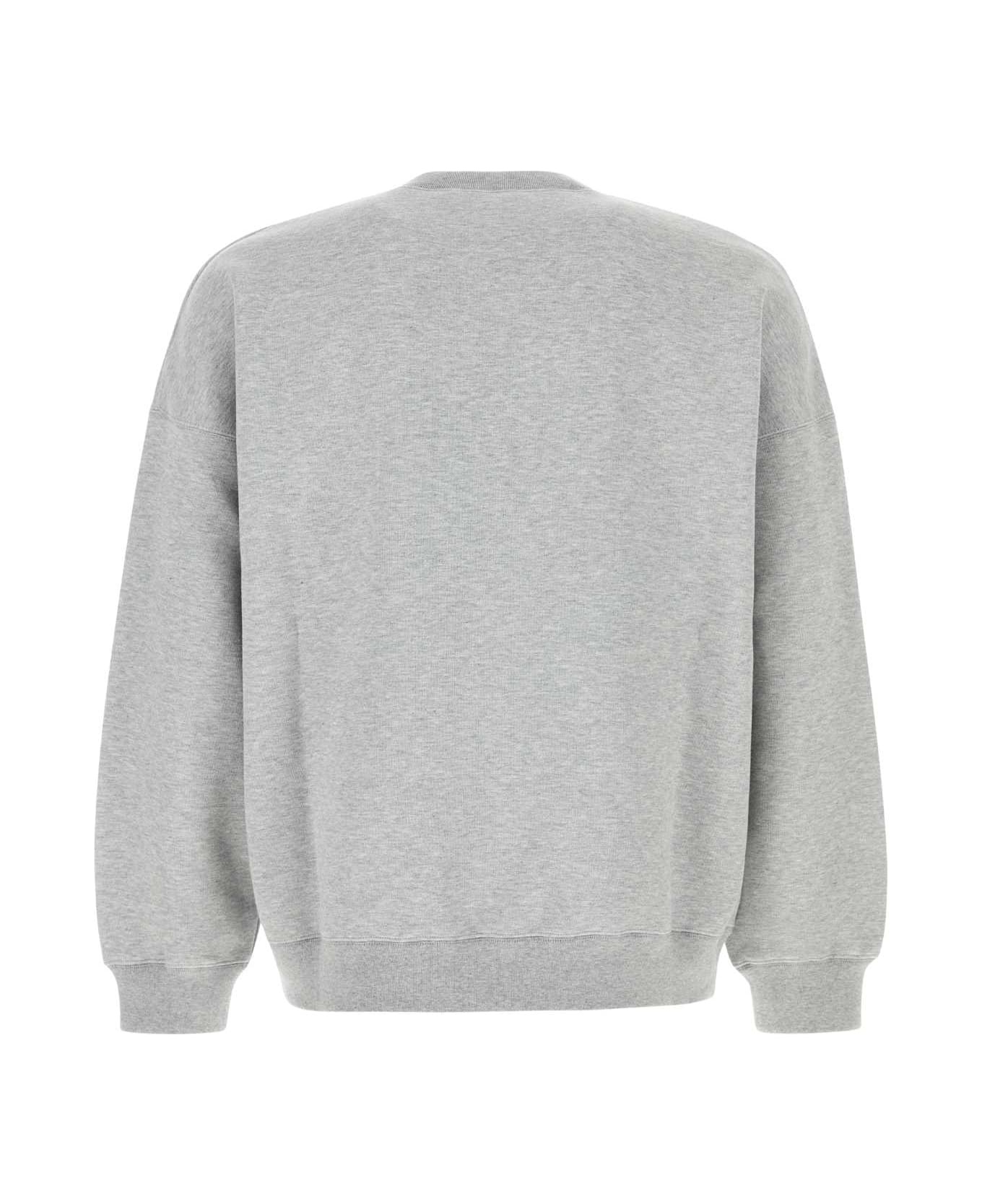 Grey Cotton Blend Oversize Sweatshirt - 2