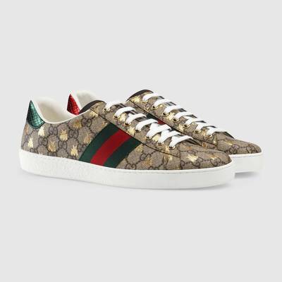 GUCCI Men's Ace GG Supreme bees sneaker outlook