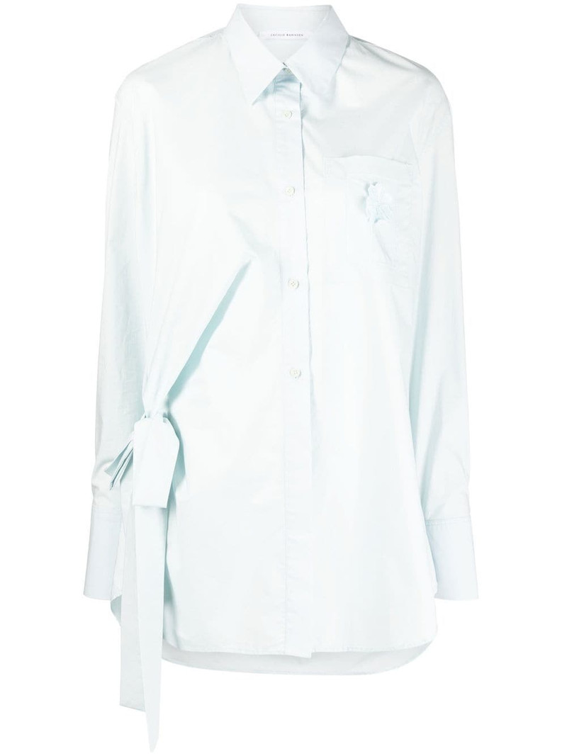 Fenet floral-patch shirt 1