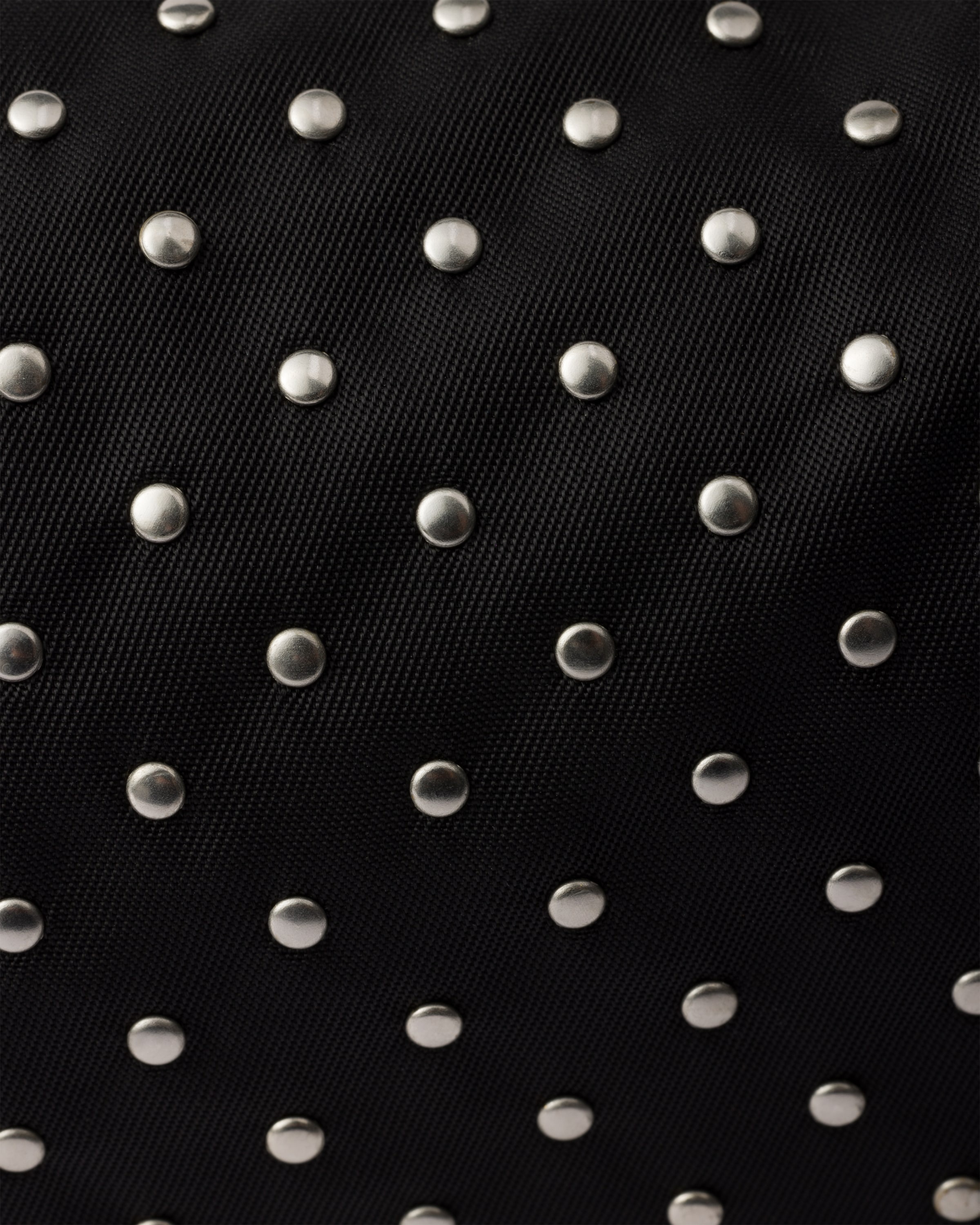 Re-Nylon bag with studs - 6