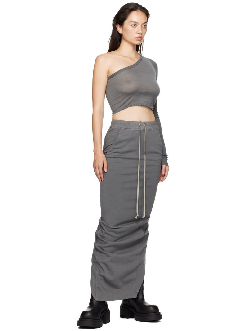 Rick Owens DRKSHDW Gray Porterville Ziggy T-shirt outlook