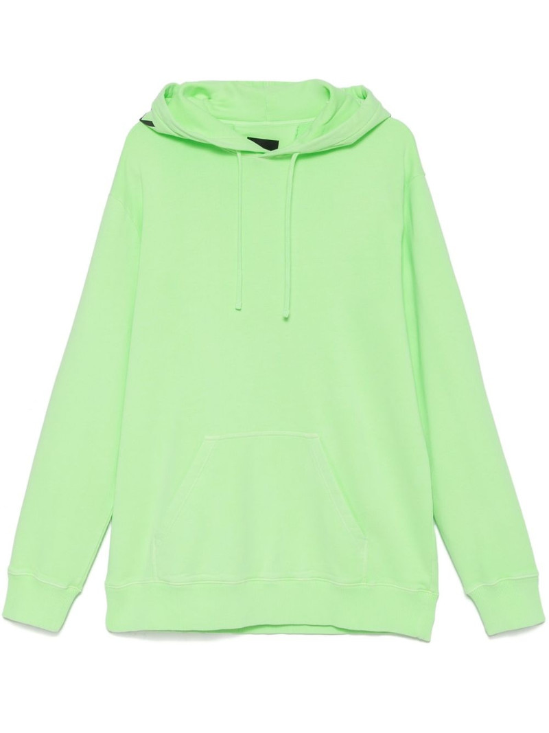 logo print hoodie 1