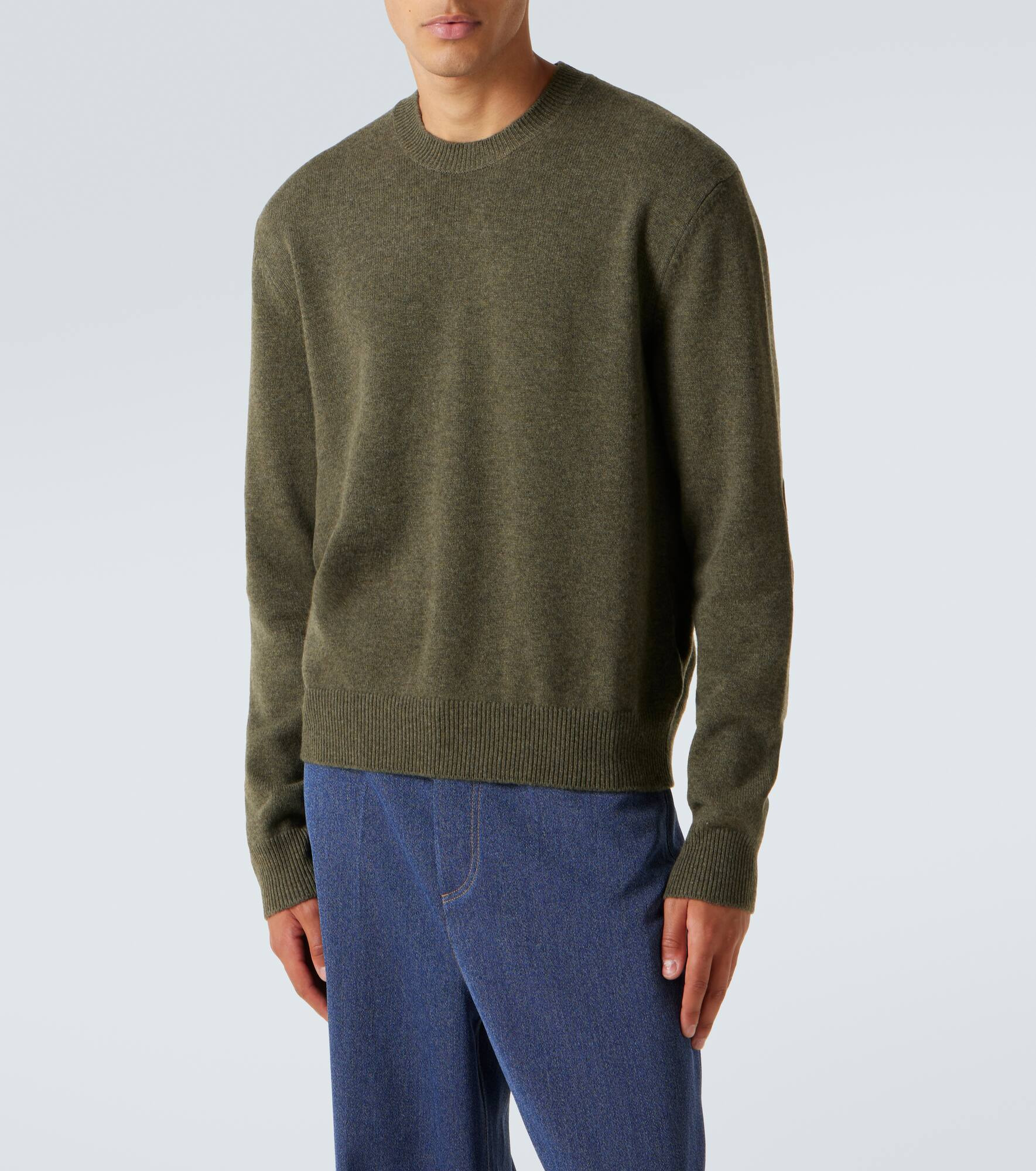 Intrecciato cashmere-blend sweater - 3