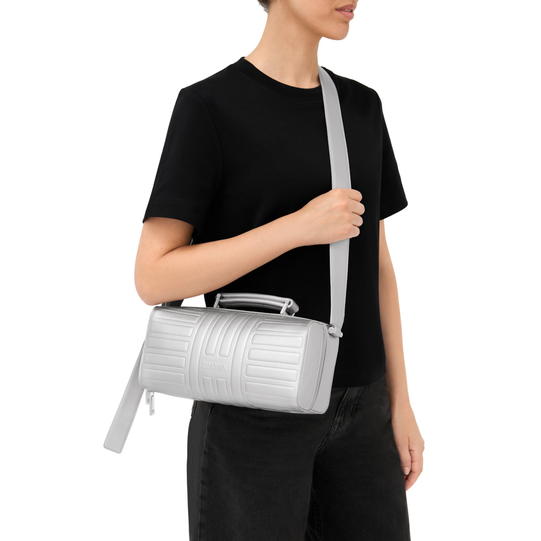 Groove - Leather Cross-Body Bag Large - 5
