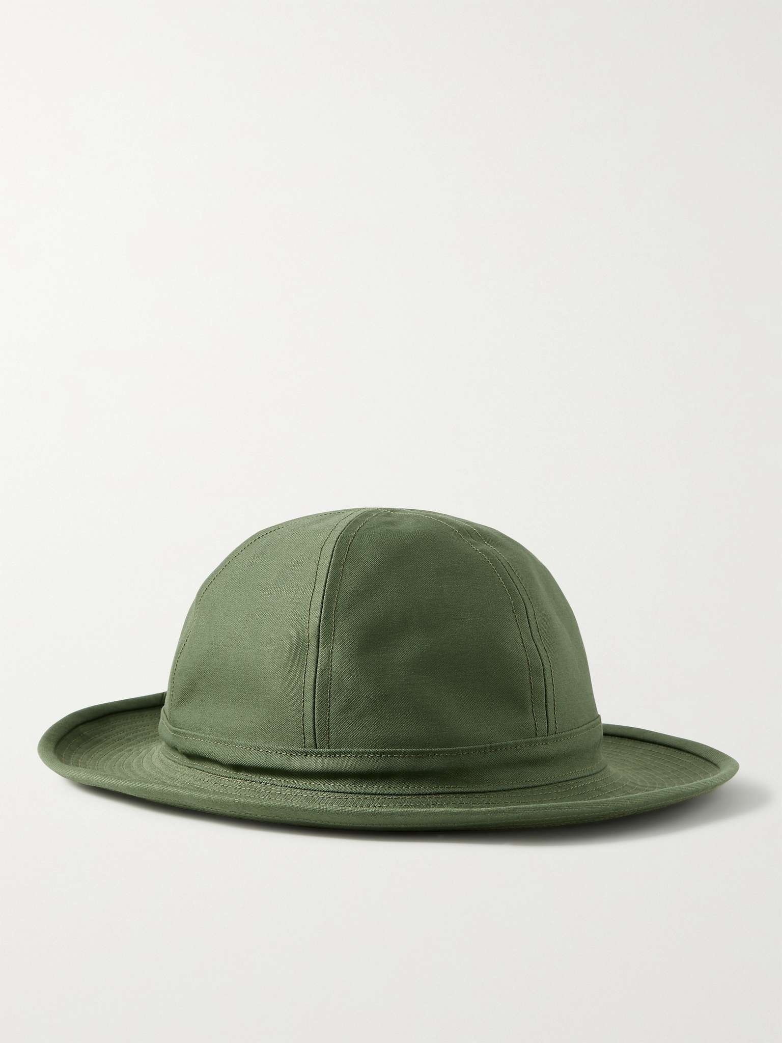 Cotton-Poplin Bucket Hat - 1