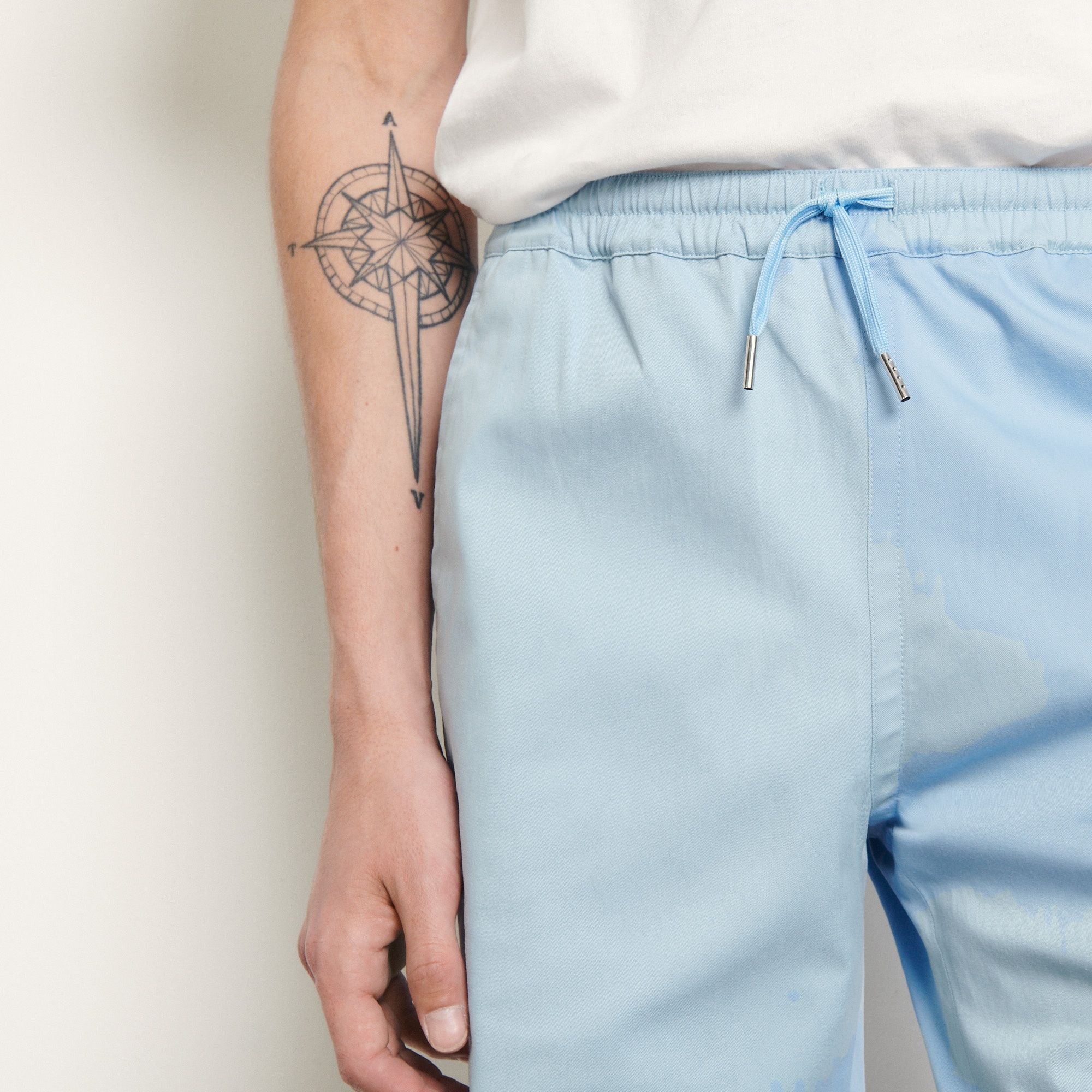 Cotton blend shorts - 5