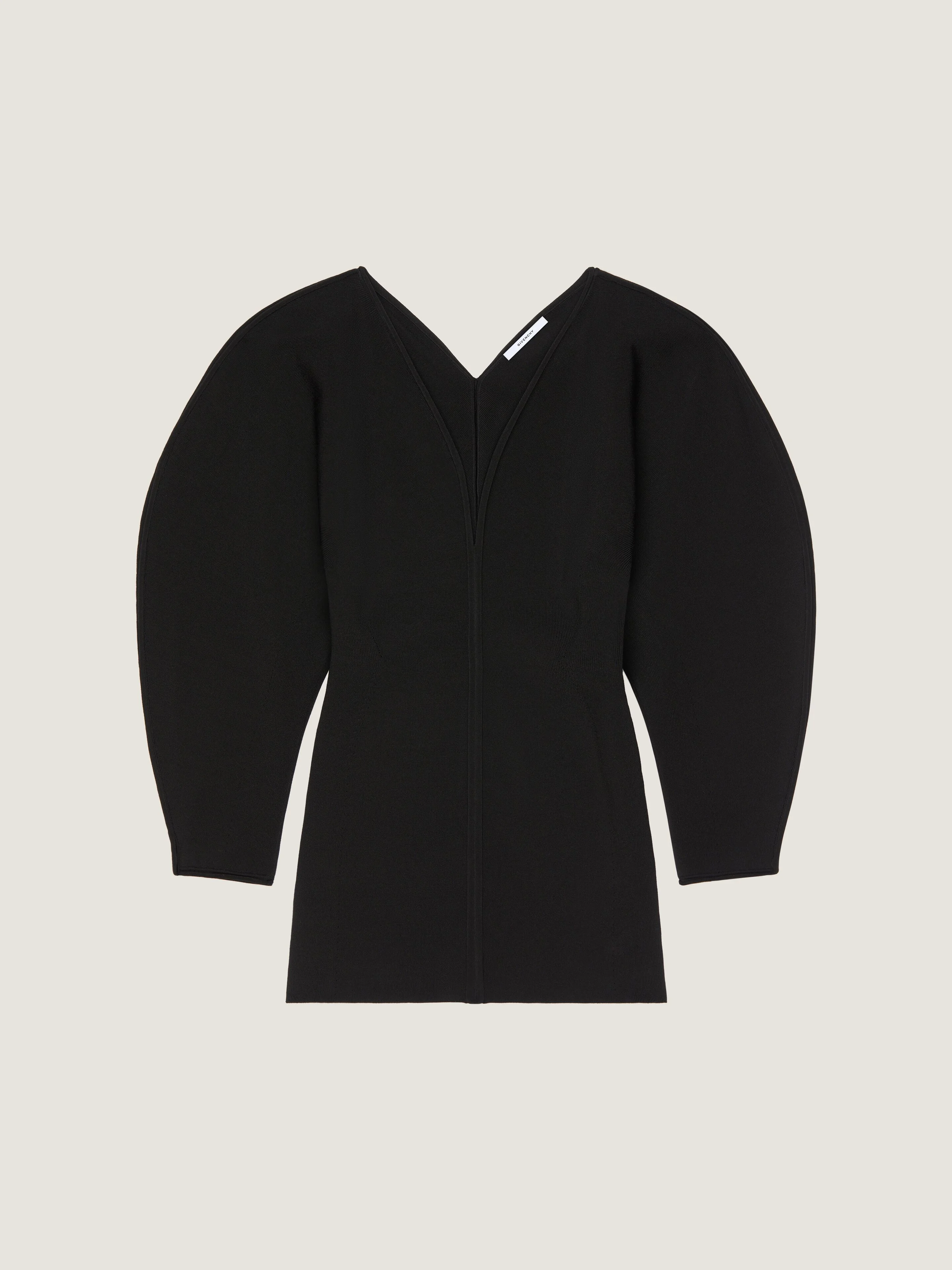 COCOON MINI DRESS IN ENGINEERED KNIT - 1