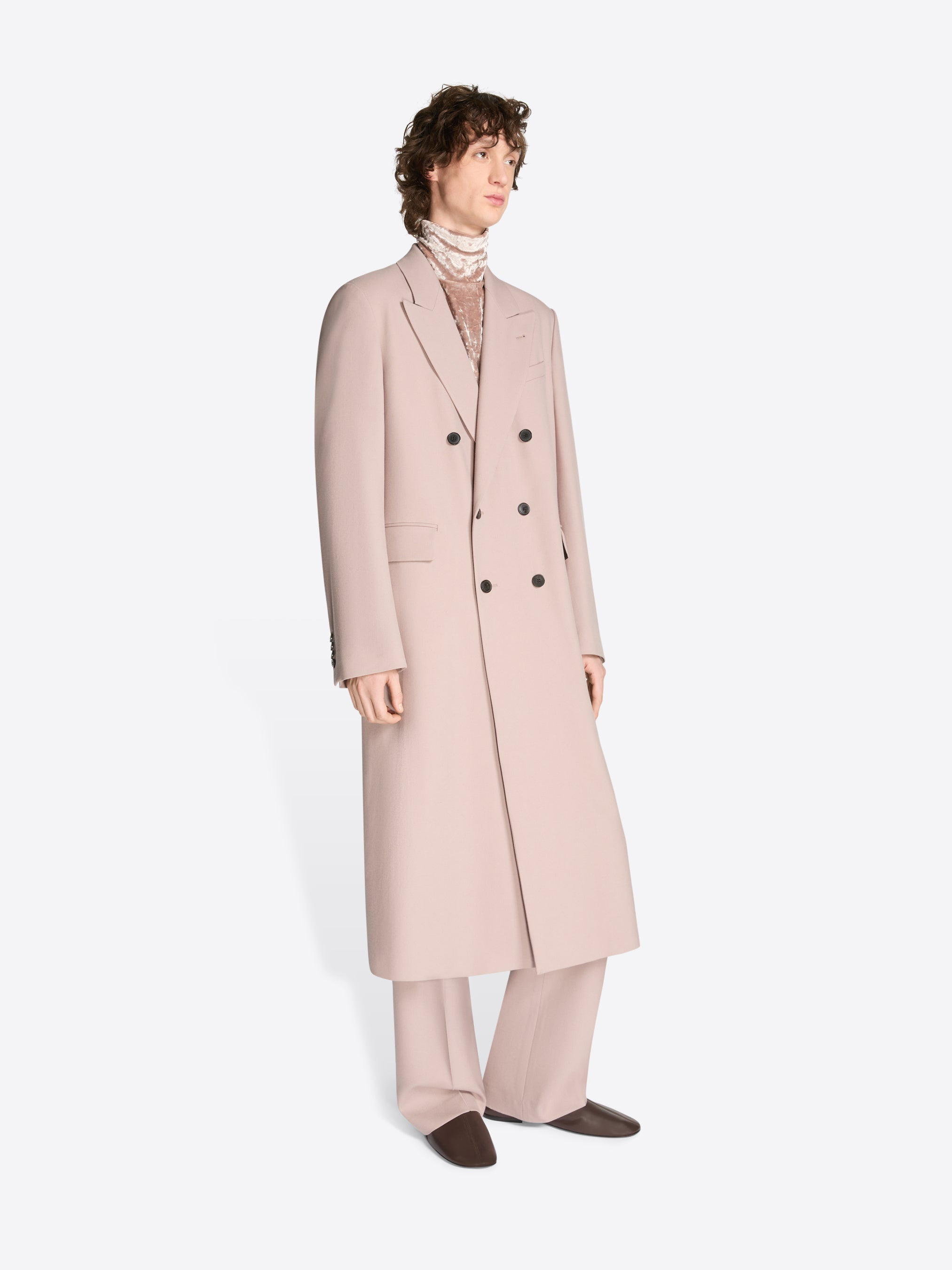 TAILORED WOOL COAT - 3