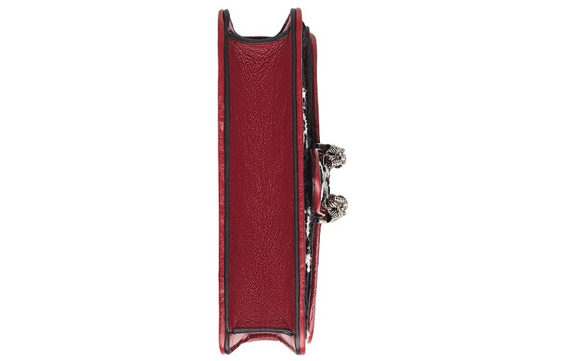 (WMNS) Gucci Dionysus Tiger Head Logo Chain Shoulder Messenger Bag Mini Black / Red 476432-HS8AN-116 6