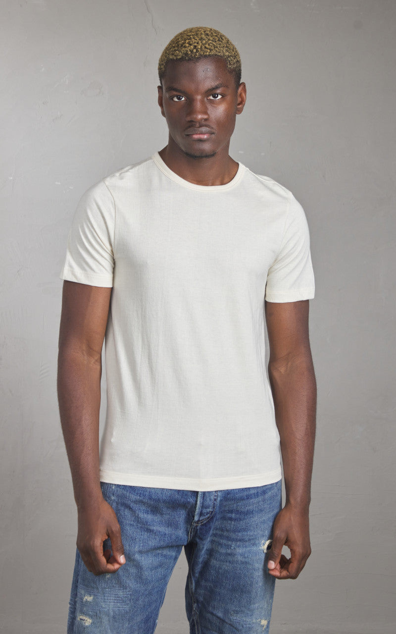 Merz b. Schwanen MERZ B. SCHWANEN 1950S CREW NECK TEE NATURE outlook