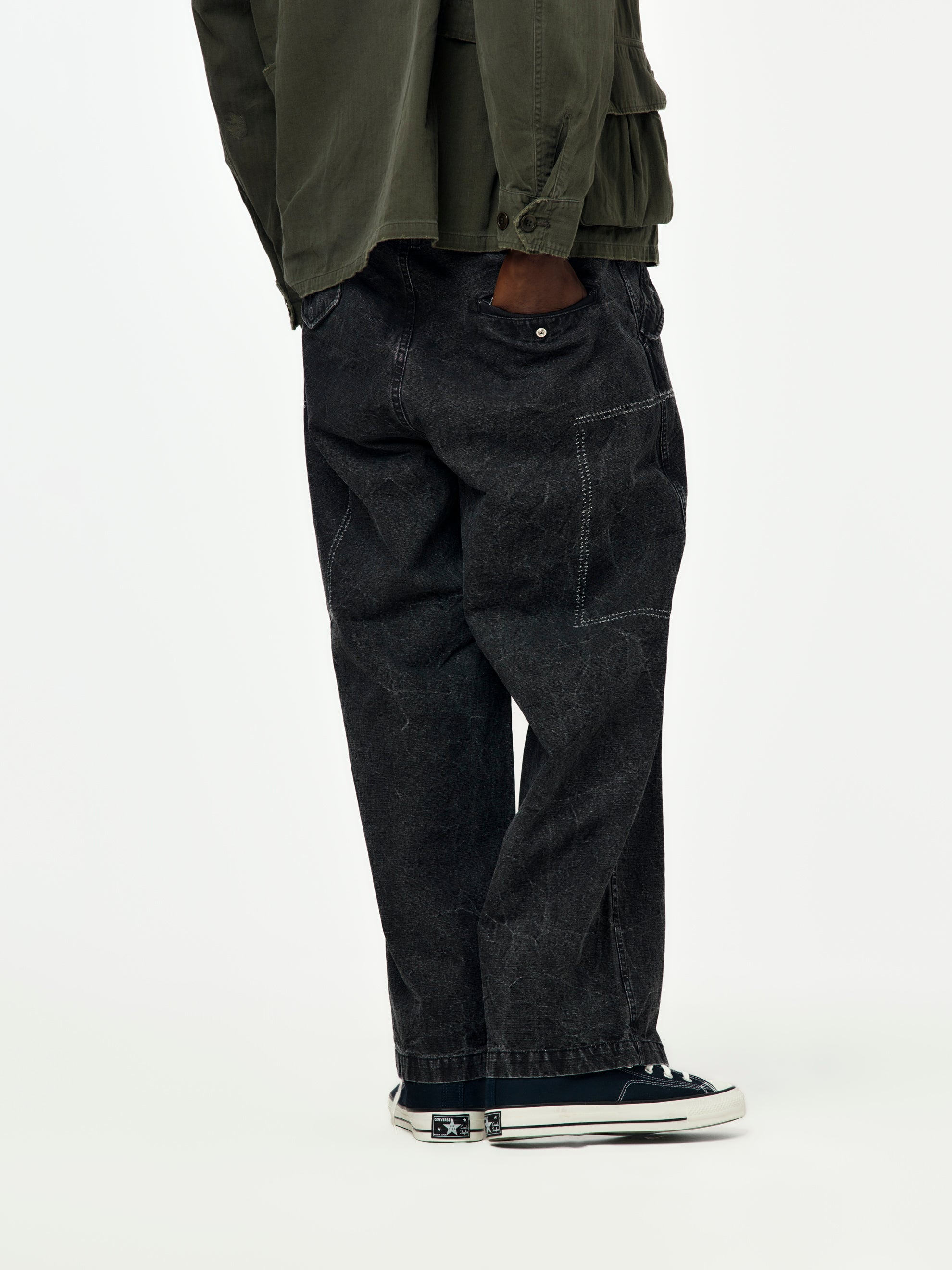 M-51 CUSTOM PANTS (BLACK) - 3