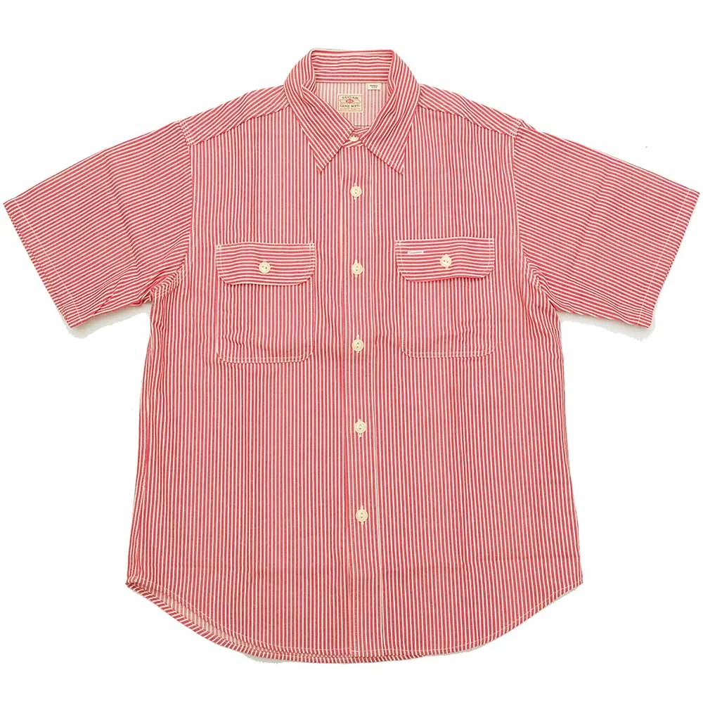 HICKORY STRIPE S/S WORK SHIRT - SC37944 - 1