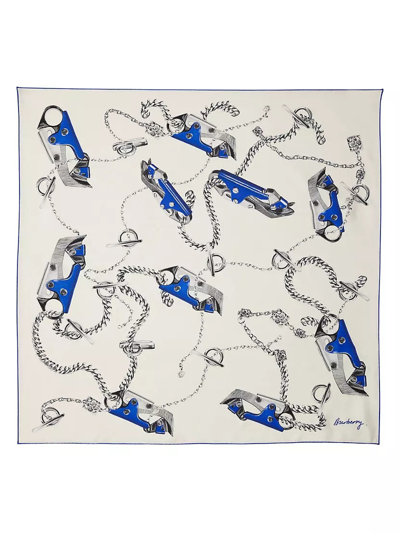 Knight hardware-print scarf 1