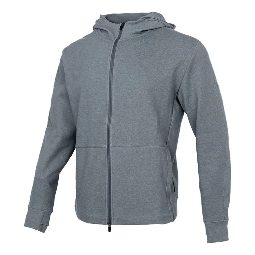Nike Yoga Full-length zipper Cardigan hooded Sports Jacket Gray CU6261-068 - 1