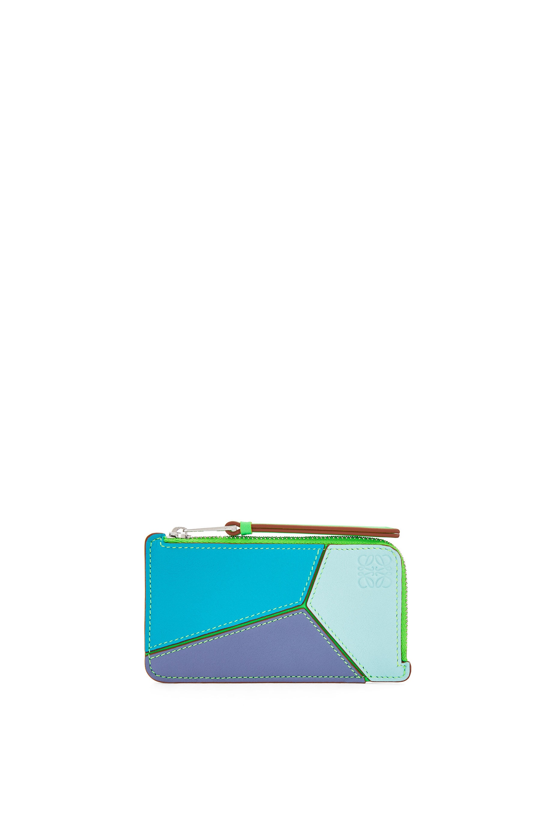 Puzzle coin cardholder in classic calfskin - 1