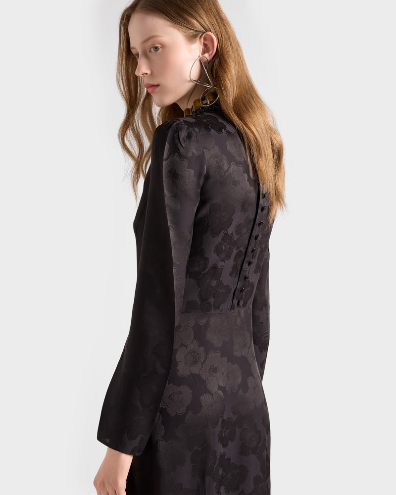 Long primula jacquard dress 5