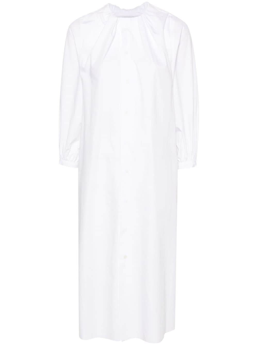 MM6 Maison Margiela cotton poplin shirt dress | REVERSIBLE