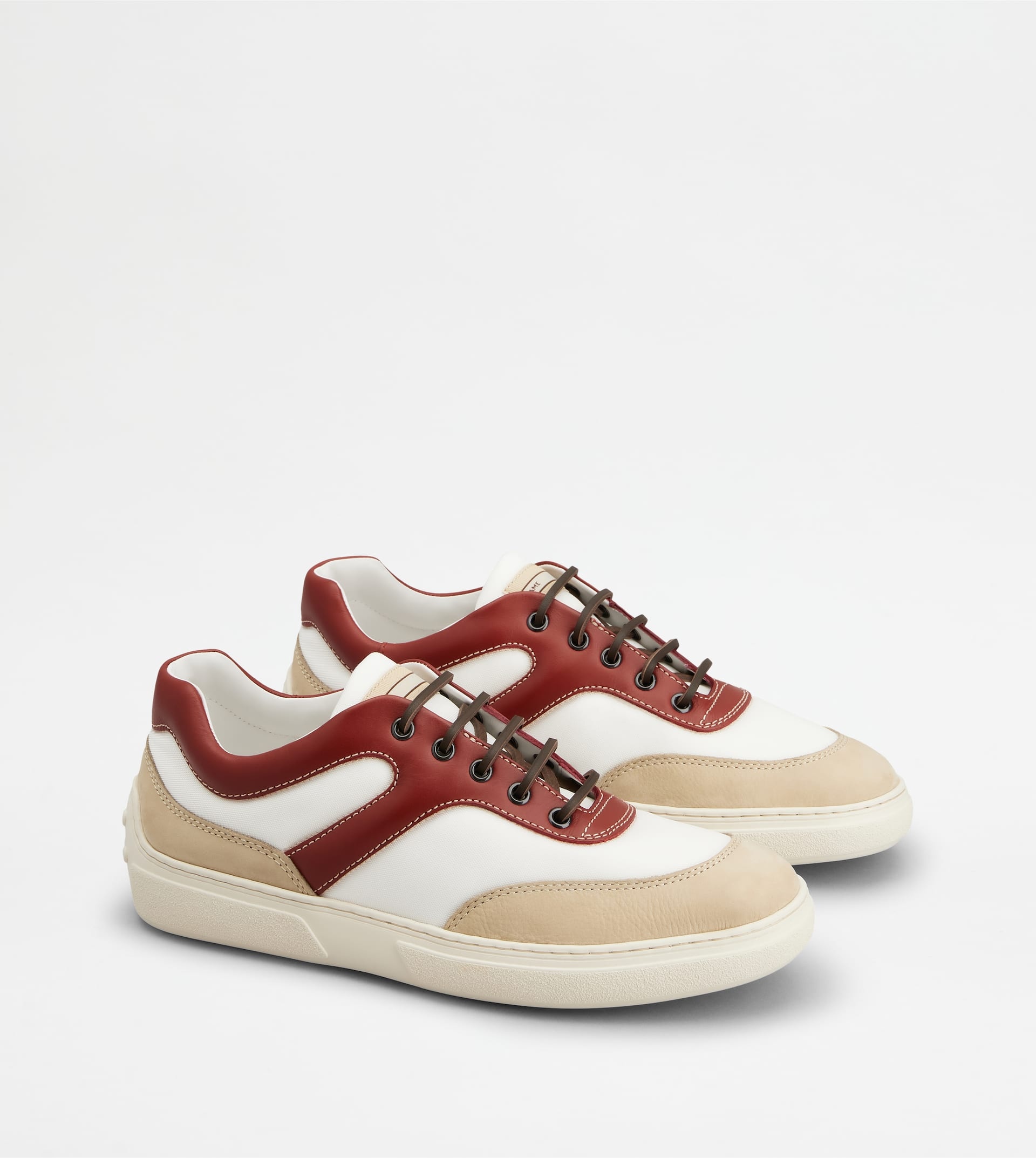 SNEAKERS IN NUBUCK AND FABRIC - 2