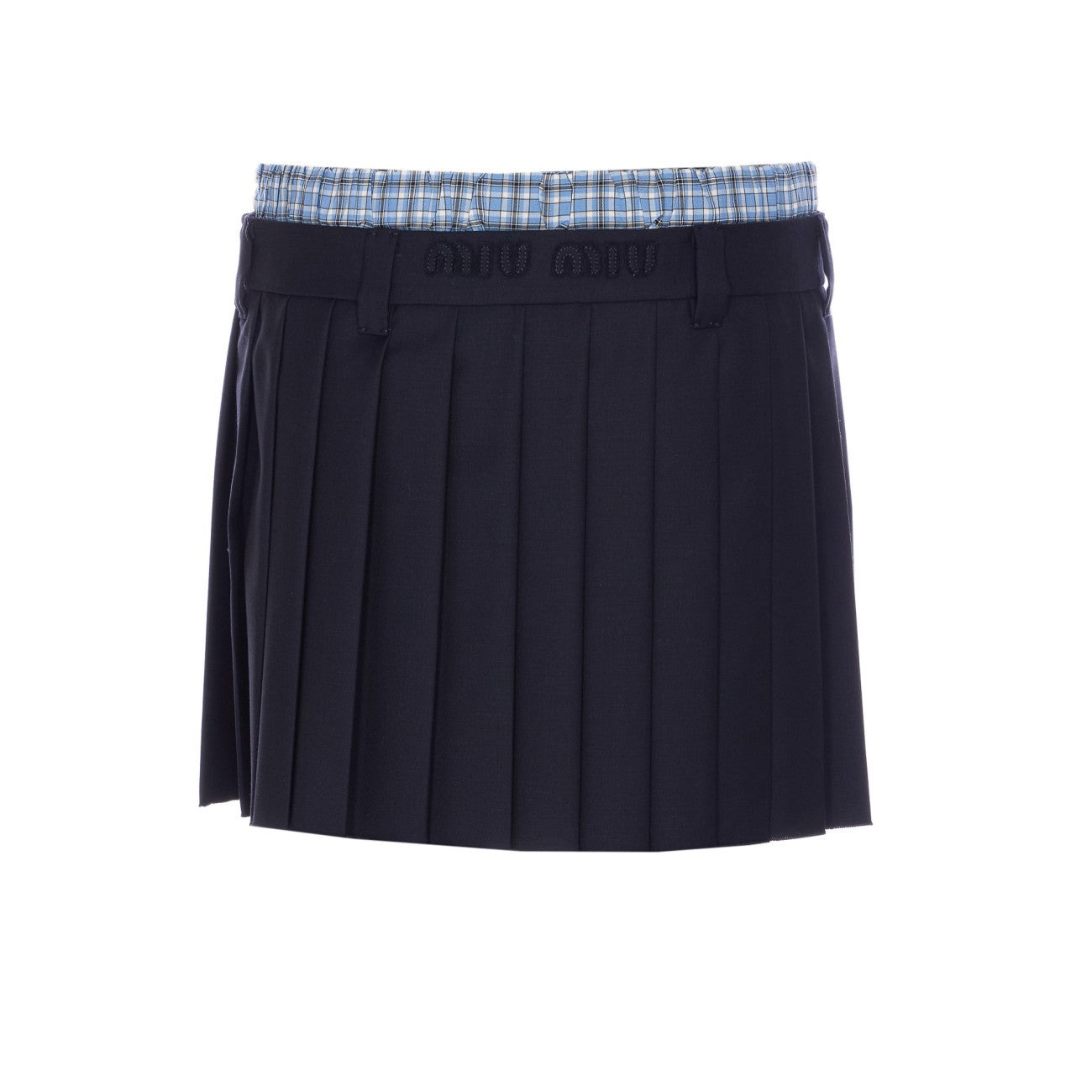 Miu Miu Women Mini Logo Skirt - 2