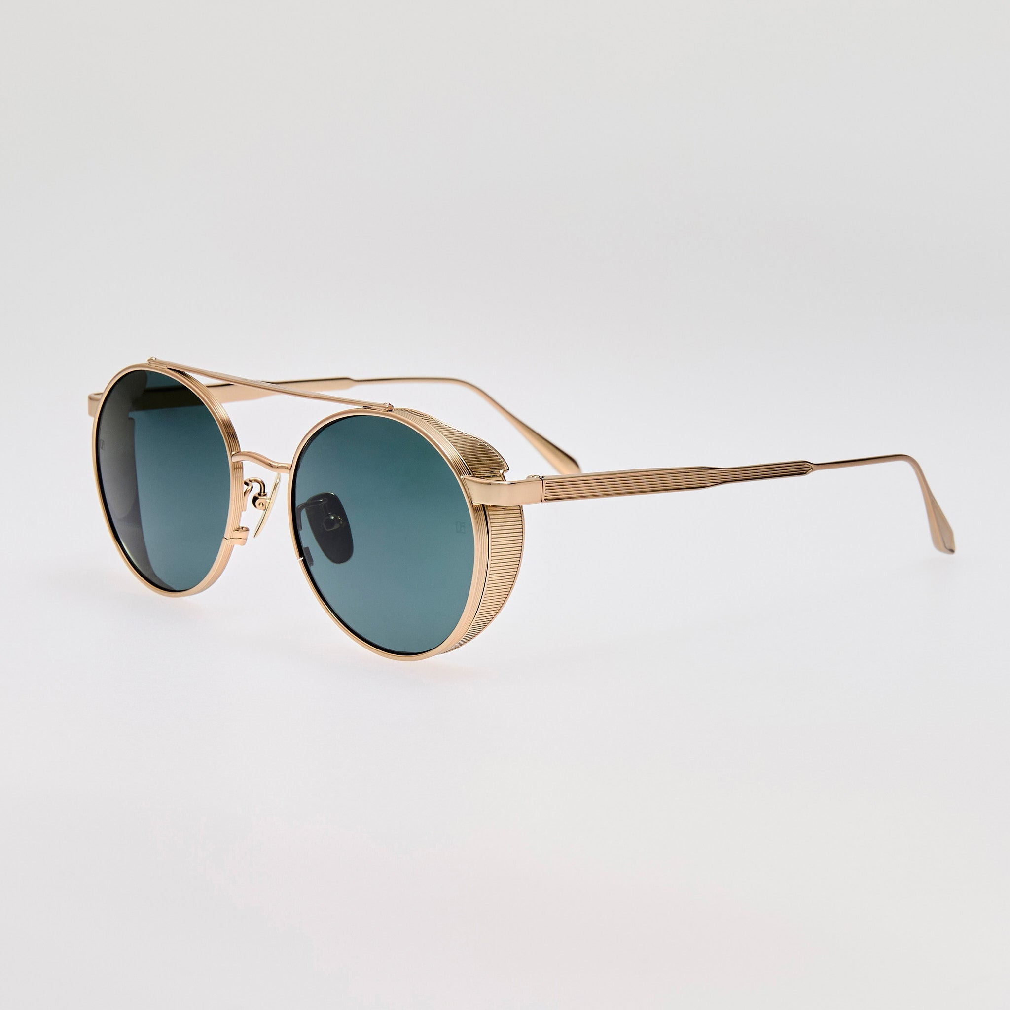 Conor Sunglasses in Green and Gold - 2