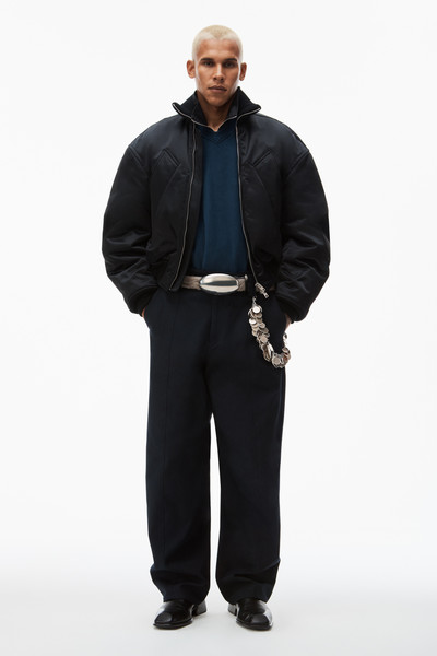 Alexander Wang elasticated tailored trouser in twill outlook