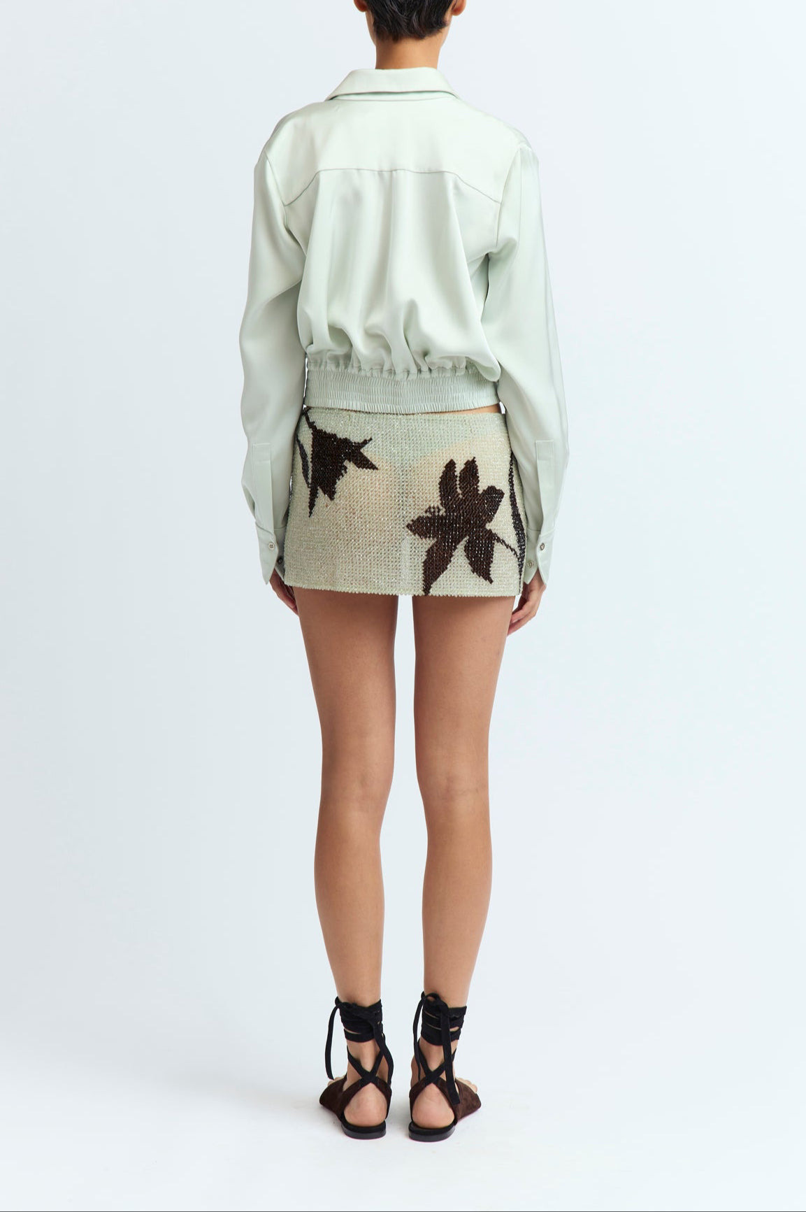 COSETTE SHIRT IN SATIN - 4