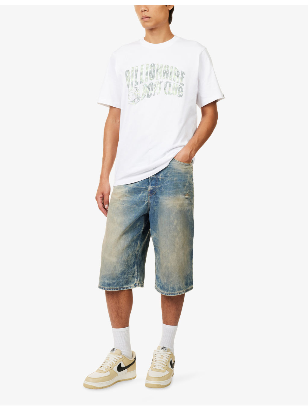 Tritone Arch Logo Cotton T-Shirt - 2