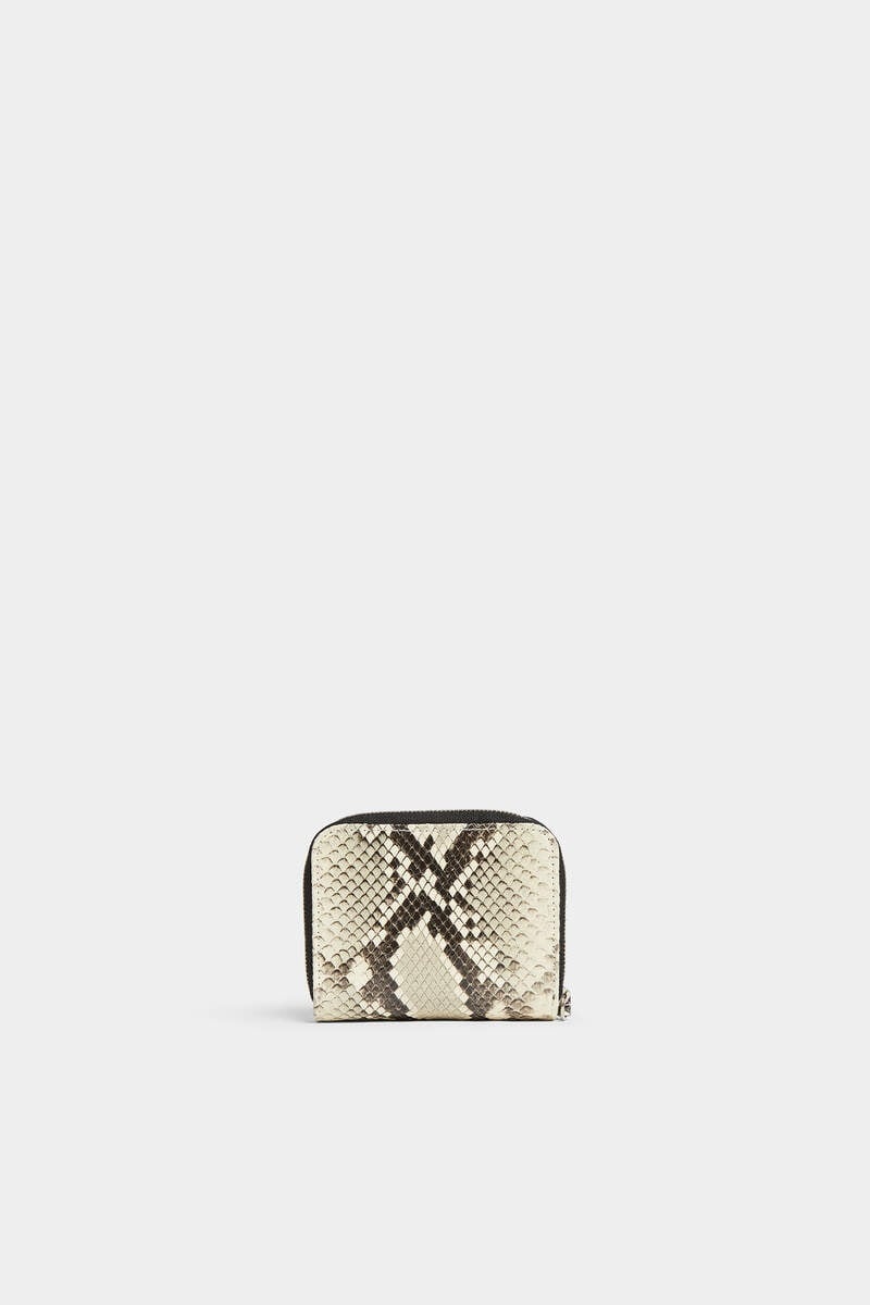 PYTHON GOTHIC DSQUARED2 LEATHER ZIP WALLET - 2