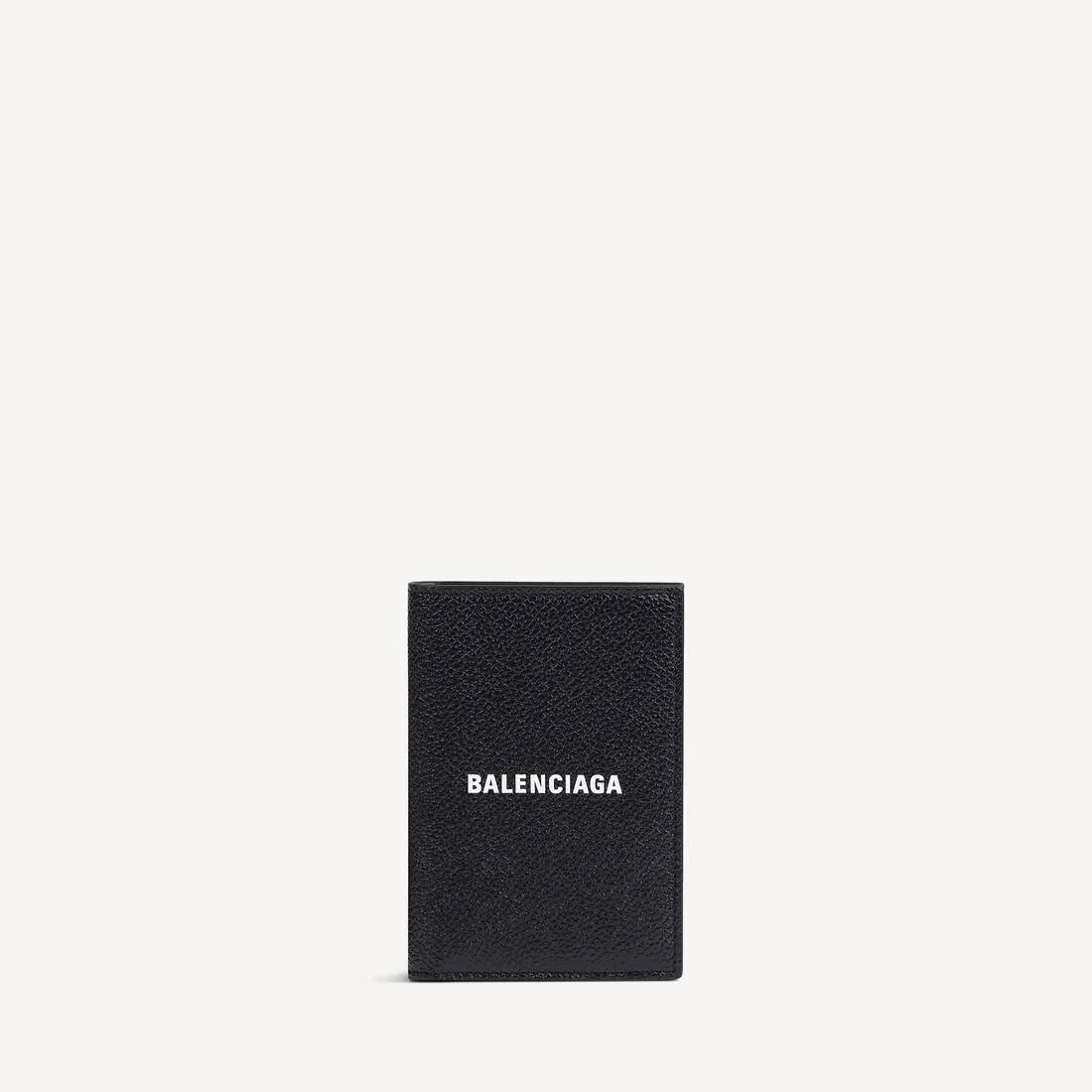 Men's Cash Vertical Bifolded Wallet in Black - 1