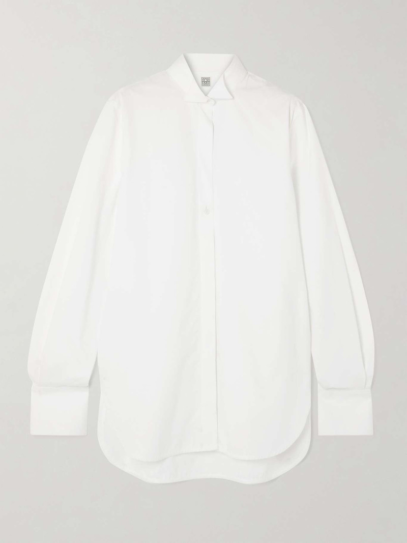 Organic cotton-poplin shirt White - 1