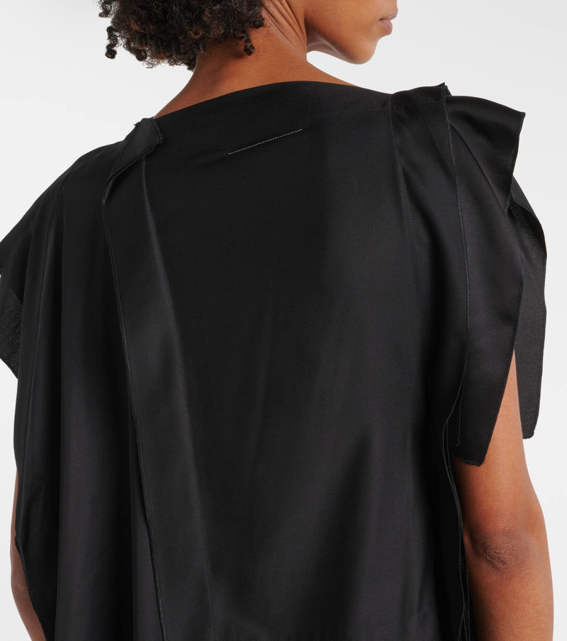 Gathered midi dress 6