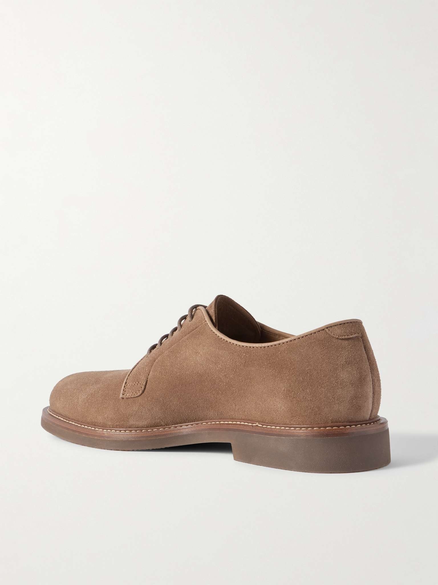 Suede Derby Shoes - 4