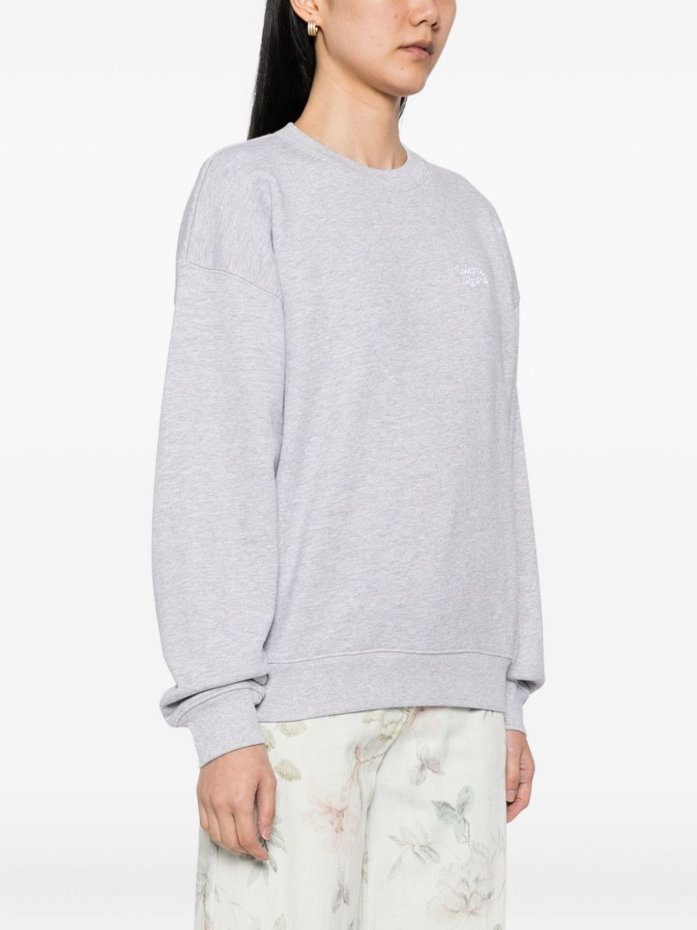 Handwriting Embroidered sweatshirt - 3